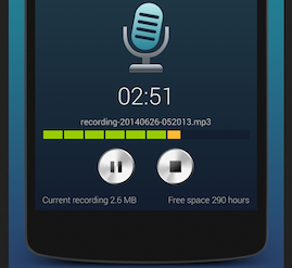 Hi-Q MP3 Voice Recorder screenshot